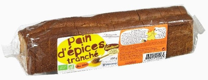 Pain d'épices tranché 250g