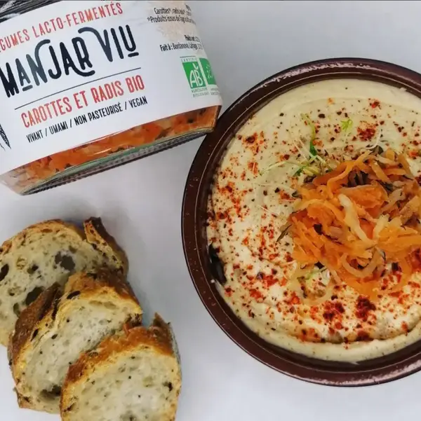 Houmous aux Légumes Lacto Fermentés de Manjar Viu