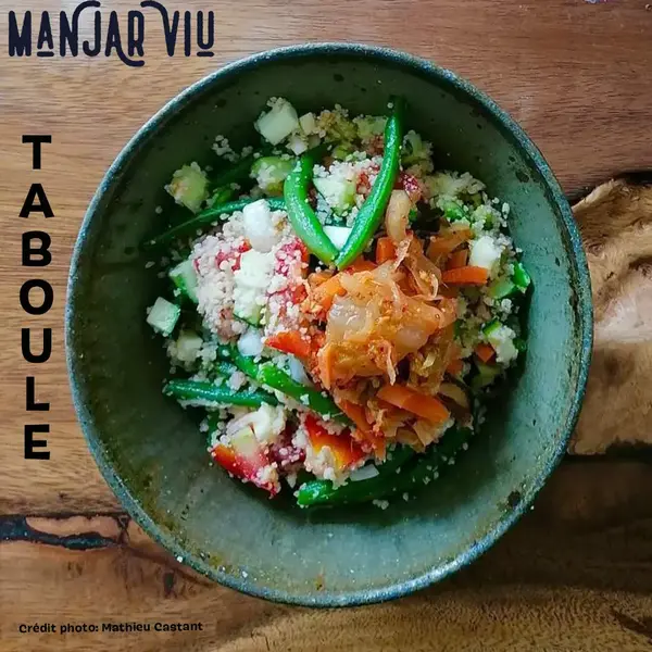 Taboule avec légumes lacto-fermentés de Manjar Viu